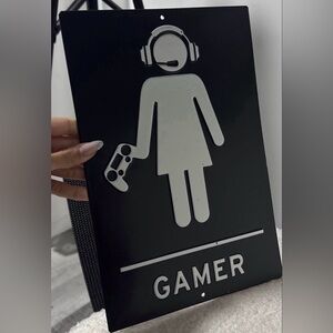 Hobby Lobby Black and White Gamer Wall Decor
